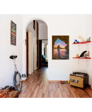 Jaskinia morska - plakat