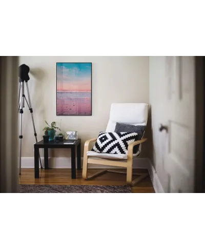 Różowa Plaża - plakat