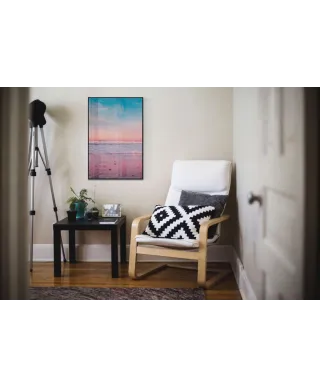 Różowa Plaża - plakat