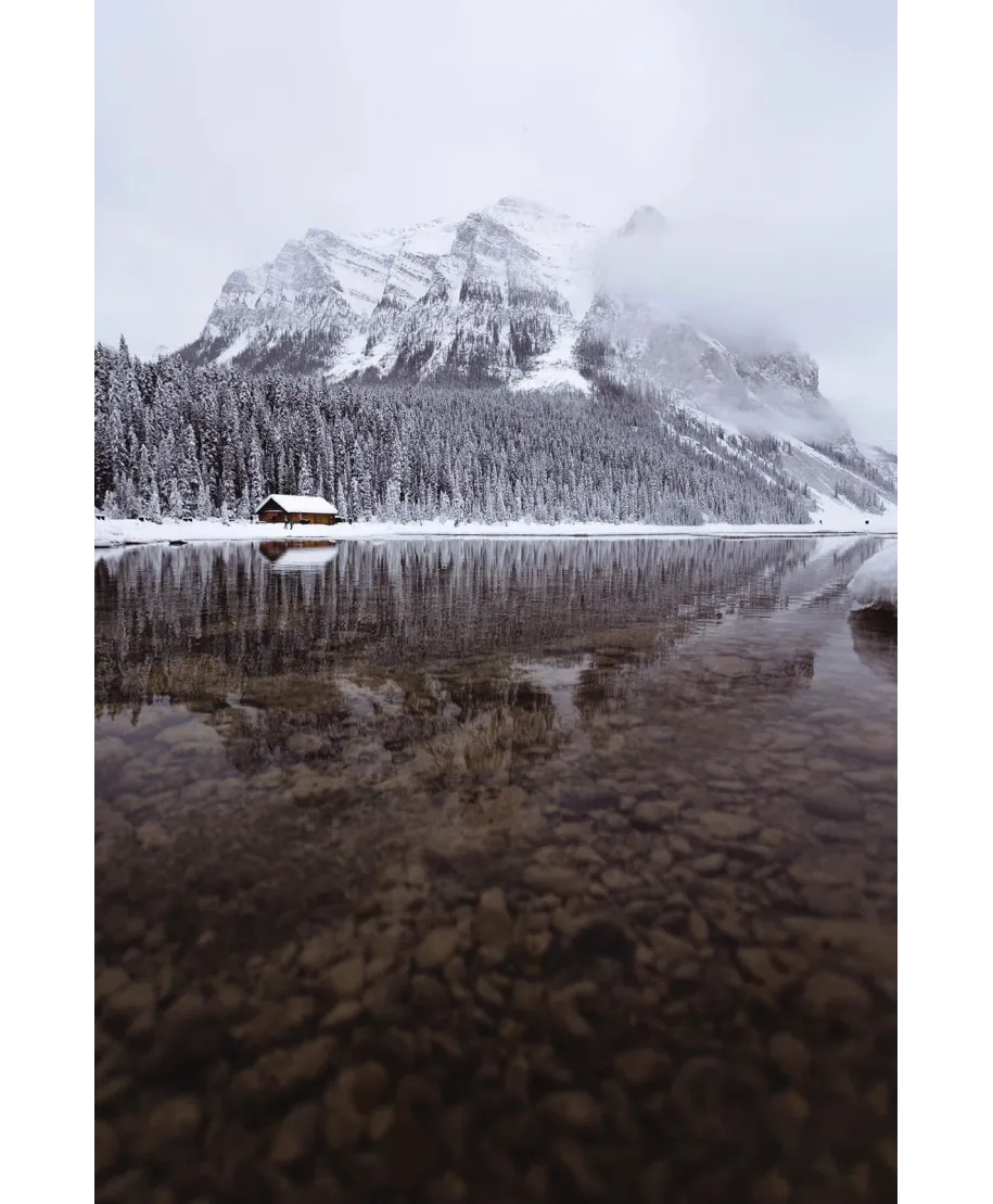 Jezioro Louise - plakat