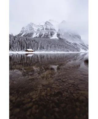 Jezioro Louise - plakat