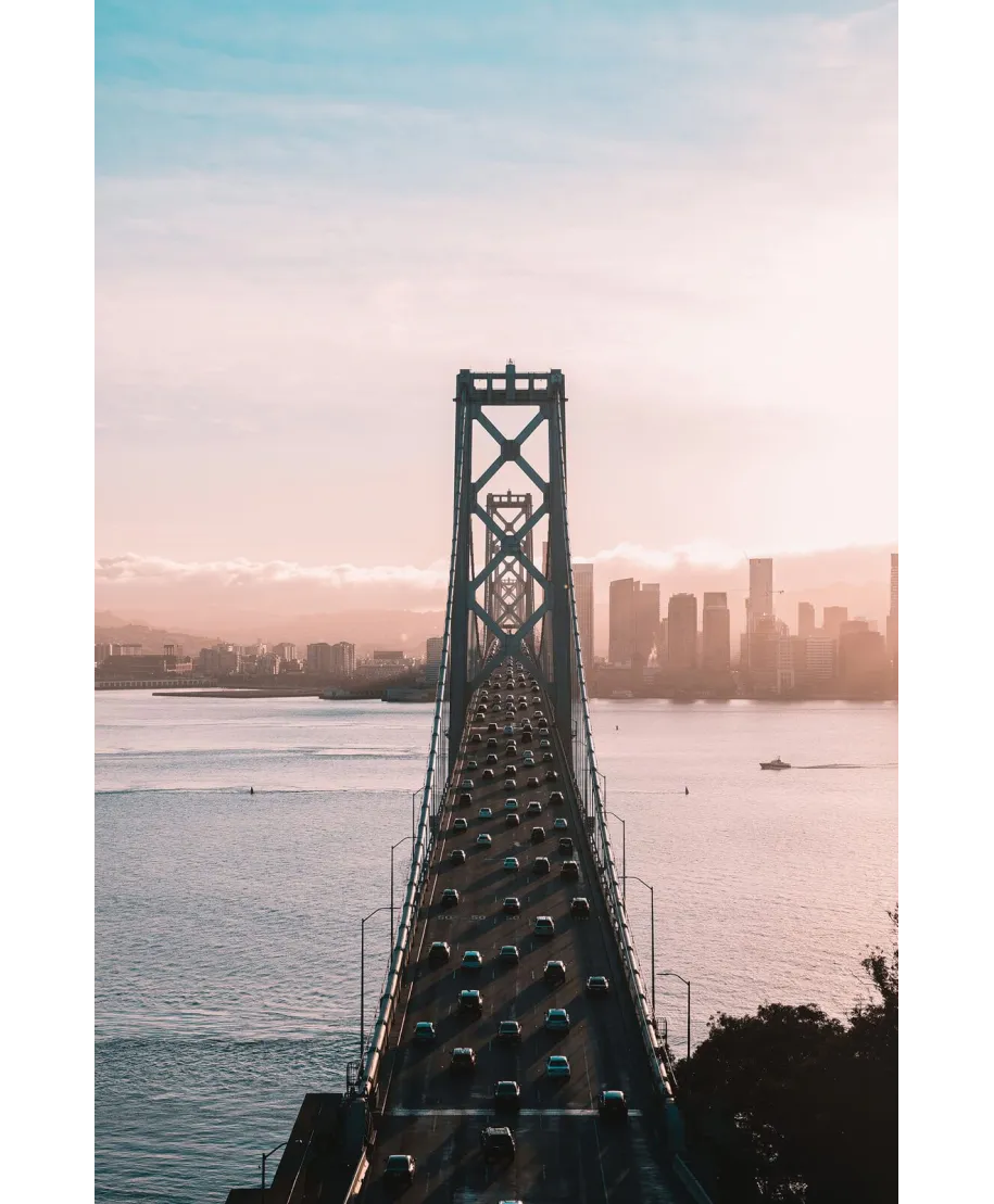 Most w San Francisco - plakat