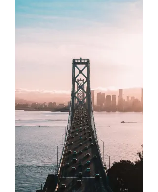 Most w San Francisco - plakat