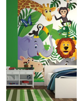 Tapeta dla dzieci - Safari 183x254 cm