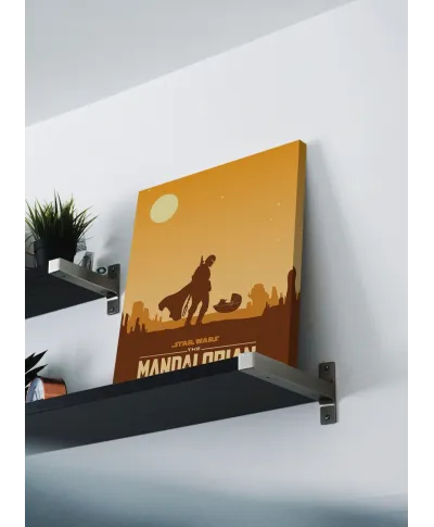 Star Wars The Mandalorian Meeting - obraz na płótnie