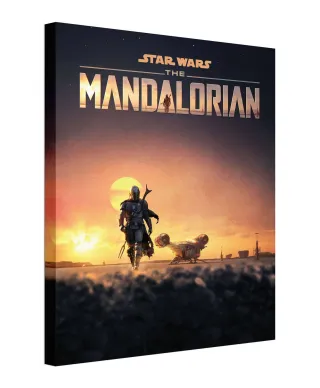 Star Wars The Mandalorian Dusk - obraz na płótnie