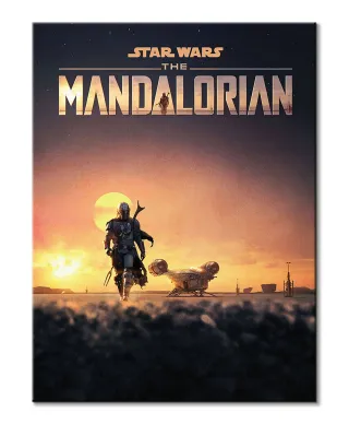 Star Wars The Mandalorian Dusk - obraz na płótnie