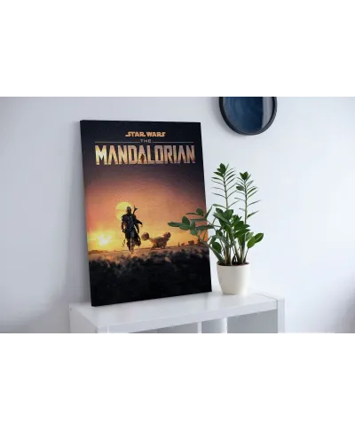 Star Wars The Mandalorian Dusk - obraz na płótnie