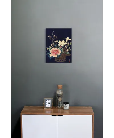 Basket of Flowers - obraz na płótnie