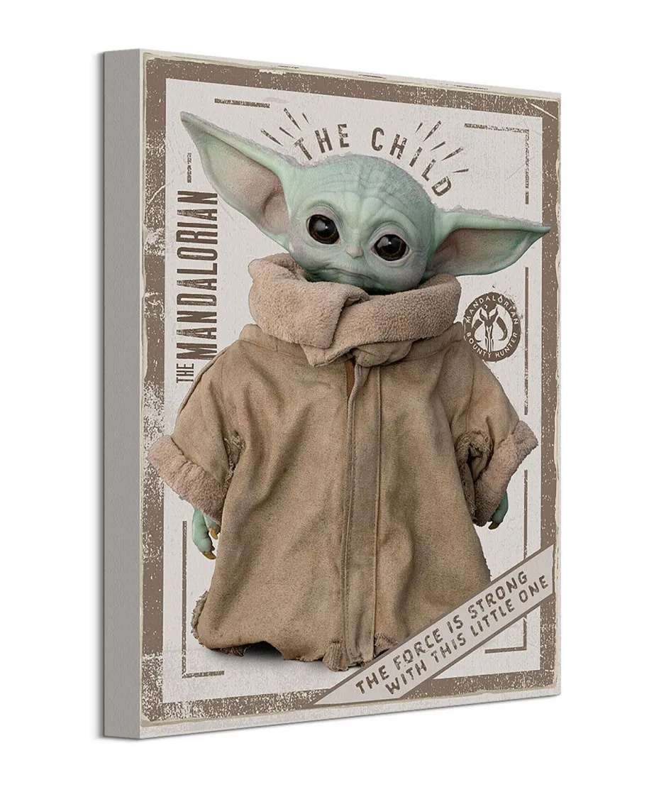 Star Wars The Mandalorian The Child - obraz na płótnie