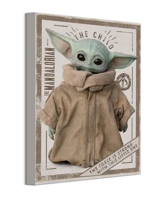 Star Wars The Mandalorian The Child - obraz na płótnie