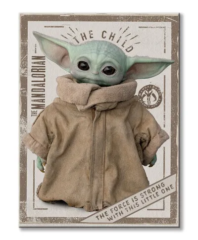 Star Wars The Mandalorian The Child - obraz na płótnie