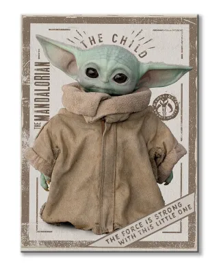 Star Wars The Mandalorian The Child - obraz na płótnie
