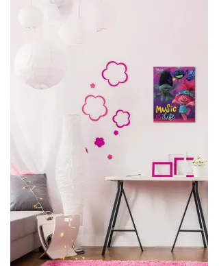 Trolls World Tour Music Is Life - obraz na płótnie