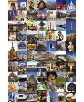 Paris Collage - plakat