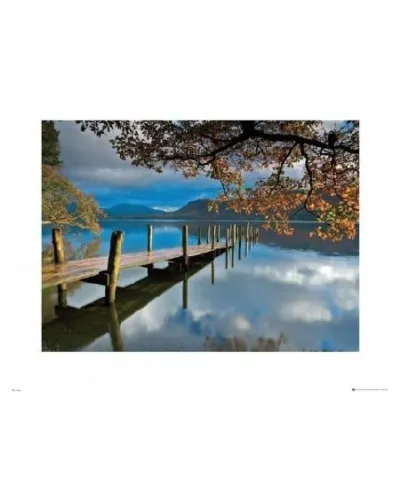 Drewniany Pomost - Derwent Jetty - reprodukcja