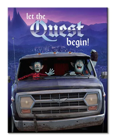 Onward Let The Quest Begin - obraz na płótnie