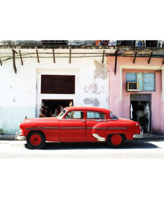 Havana Cuba, cadillac - fototapeta 254x183 cm