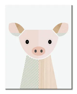 Pig - obraz na płótnie