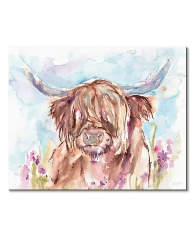 Highland Cow - obraz na płótnie