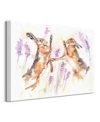 Spring Hares - obraz na płótnie