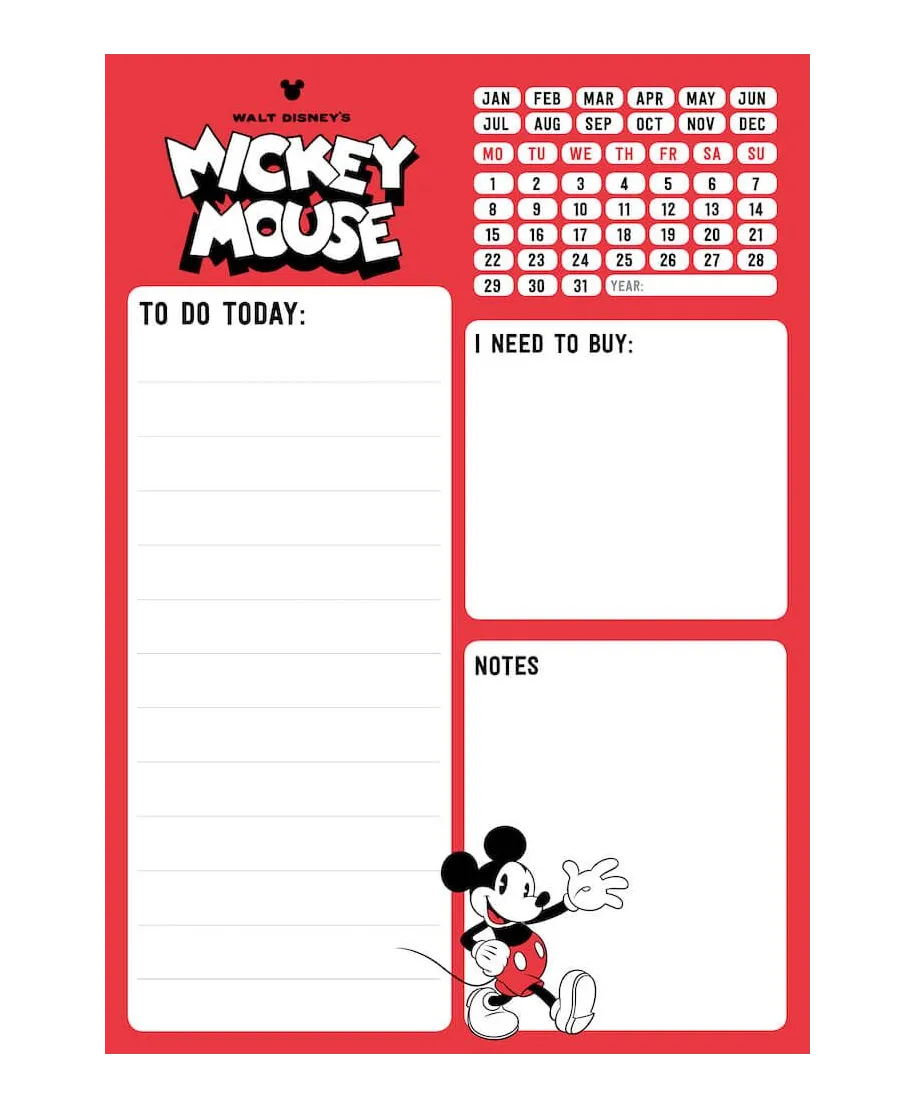 Mickey Mouse It´s a Mickey Thing - planer dzienny A5
