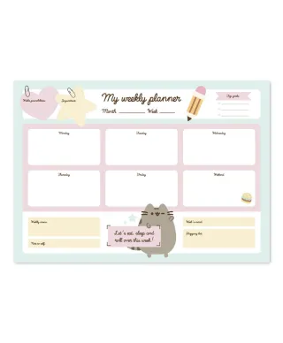 Pusheen Foodie Collection - planer tygodniowy A3