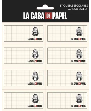 La Casa De Papel - naklejki na zeszyt