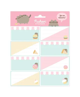 Pusheen Foodie Collection - naklejki na zeszyt