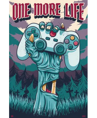 Gamer One More Life - plakat