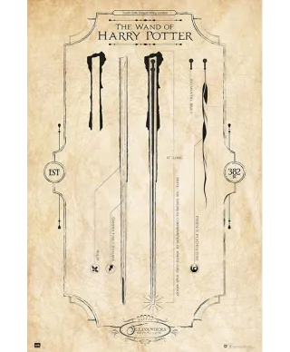 Harry Potter The Wand - plakat