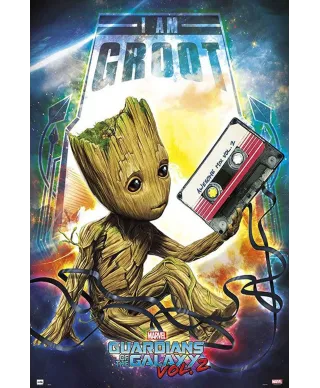 Strażnicy Galaktyki Vol. 2 Groot - plakat