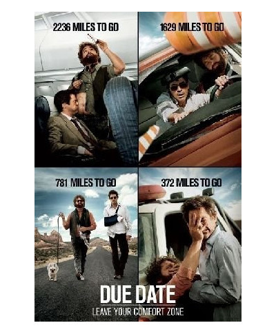 Due Date (Countdown) - plakat