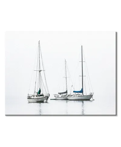 Łodzie - Obraz na płótnie