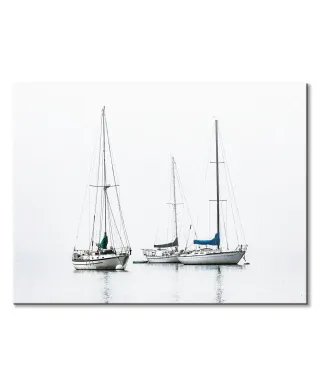 Łodzie - Obraz na płótnie