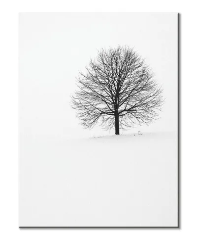 Samotne Drzewo - Obraz na płótnie