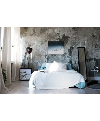 Góra we mgle - obraz na płótnie