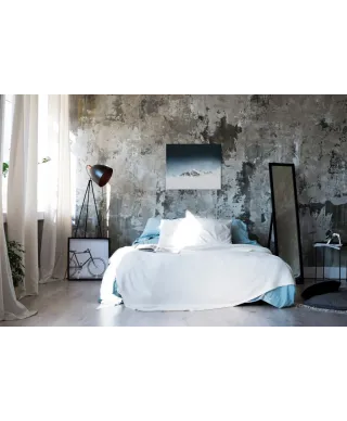 Góra we mgle - obraz na płótnie