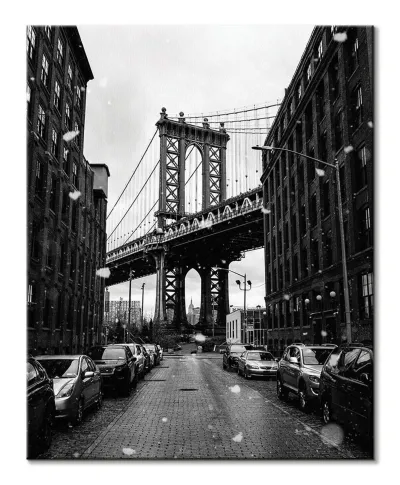 Most Brookliński - obraz na płótnie