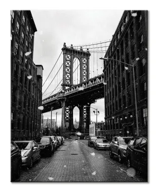 Most Brookliński - obraz na płótnie