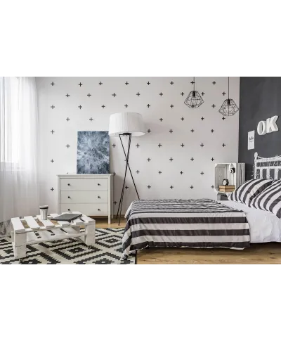 Zaśnieżony las - obraz na płótnie