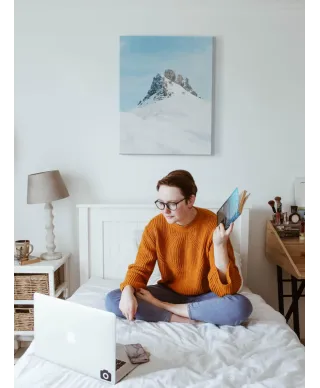 Grań - obraz na płótnie