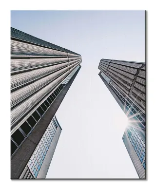Skyscrapers - obraz na płótnie