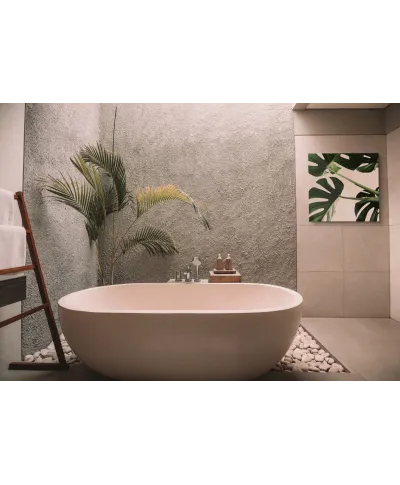 Egzotyczne liście - obraz na płótnie