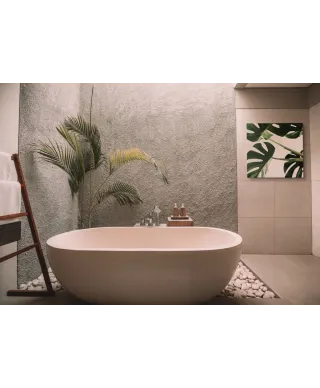 Egzotyczne liście - obraz na płótnie