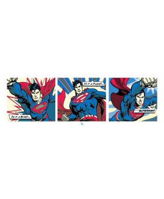 Superman (Pop Art Triptych) - reprodukcja