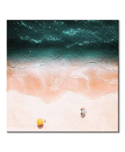 Słoneczna plaża - obraz na płótnie