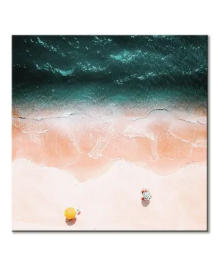 Słoneczna plaża - obraz na płótnie