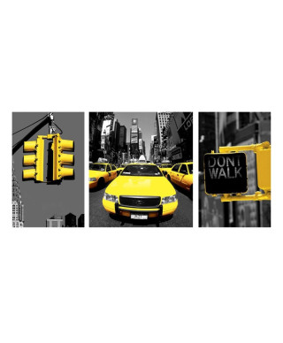 New York (Yello Triptych) - reprodukcja