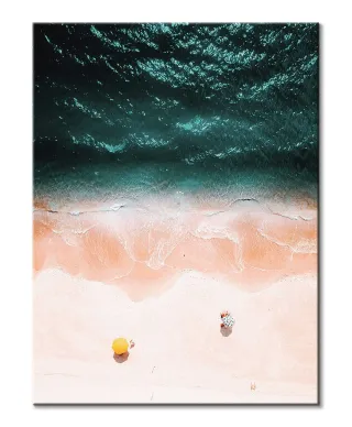 Słoneczna plaża - obraz na płótnie